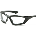 Clear Anti-Fog Lens with Padded Black Frame