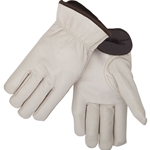 Fleece Insulated Cowhide Winter Drivers Glove X