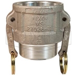 100-B-AL Dixon® Cam & Groove Type B Coupler x Male NPT