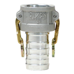 100-C-AL Dixon® Cam & Groove Type C Coupler x Hose Shank