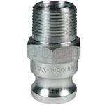 100-F-AL 356T6 Aluminum Dixon® Cam & Groove Type F Adapter x Male NPT