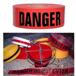 Reinforced Danger Tape 3"x500'