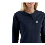 WOMEN'S FR FORCE COTTON LONG-SLEEVE HENLEY