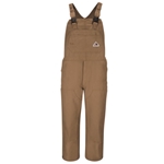 Bulwark FR Unlined Brown Bib Overall