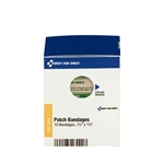 1.5 x 1.5 Fabric Patch 10/pk Bandage
