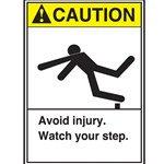 ANSI Caution Sign