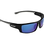 Dorado® Blue Mirror Performance Fog Technology Polarized Lens, Shiny Black Frame Safety Glasses