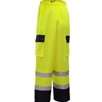 Class E Waterproof Rain Pants w/ Black Trim