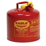 5 Gallon Steel Safety Can for Flammables, Type I, Flame Arrester, Red