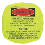 Steering Wheel Lockout Cover Hi-Viz Lime