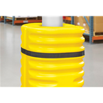 9" Round Columns, Column Protector, Yellow - 1709
