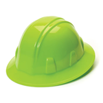 Full Brim Hard Hat High Vis Lime