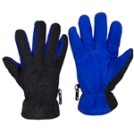 Fleece & Split Cowhide Winter Glove