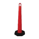 Delineator 42in Post Org W/Base No Tape