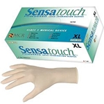 Sensatouch latex gloves powdered L