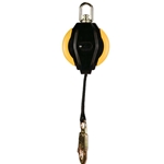 Web PFL w/ 1” steel carabiner & LC snap hook 12’
