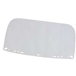 Flat acetate visor Clear