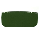 Flat acetate visor Dark Green