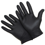 5 Mil Industrial Grade Powder Free Black Nitrile Gloves