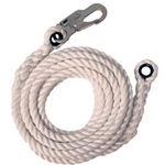 Life Line w/Snap Hook 50'
