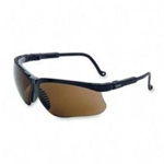 Uvex Genesis Black Frame Gray Lens Safety Glass