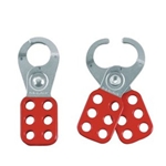 1" Red Lockout Hasp