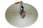 Rope lifeline w/ snap hook & taped end 100'
