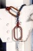 Cross-arm strap w/ 2" polyester webbing 2" D-ring through 3" D-ring 400-lb. capacity 3'