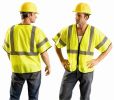 Class 3 value zipper-front vest Yellow