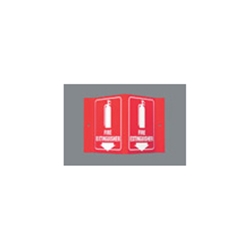 3D Fire Extinguisher Sign
