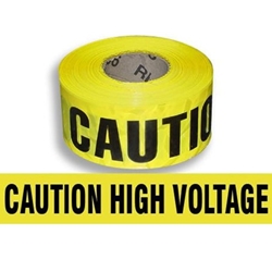 Caution: High Voltage Tape