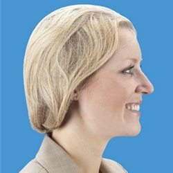 21" white nylon hair nets