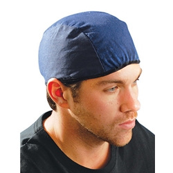 Cotton Navy Welding Beanie