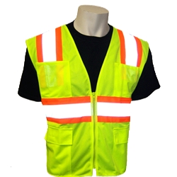 Surveyors Class 2 Yellow Mesh Vest