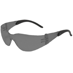 Mirage Smoke Safety Glass with Rubber Temple