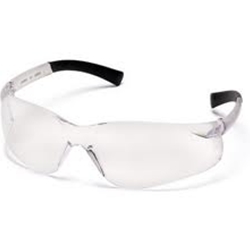 ZTek Clear Lens Clear Frame Safety Glass