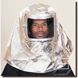 Aluminized PBI Hood with Clear Lexan Window