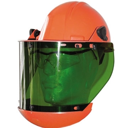 Dielectric Hard hat & 10 Cal Faceshield