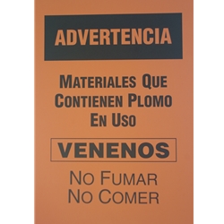 Sign Danger Lead Poison