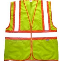 Class 2 Lime Two Tone Vest M