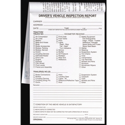 Driver's Vehicle Inspection Report