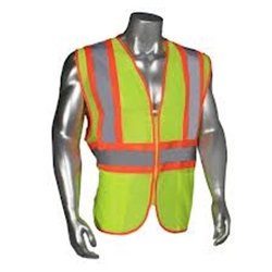 Green Class 2 Zip Vest