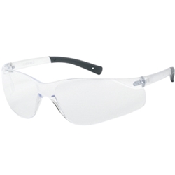 Clear Rubber Temple  Wrap Around Safety Glass