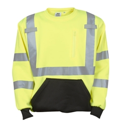 Yellow Two Tone Crewneck Sweatshirt