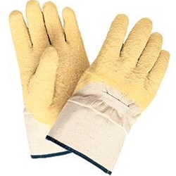 Rough Finish Canvas Line Rubber Glove Pair