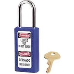 1.5" Shackle 3" Body Blue KD