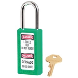 1.5" Shackle 3" Body Green KD