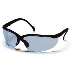 Venture II Black/Infinity Blue Lens Safety Glass