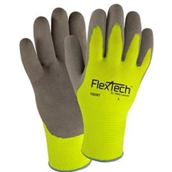Hi-Viz Thermal Lined Nitrile Gloves