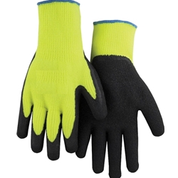 Hi-Viz Natural Palm Coated Glove